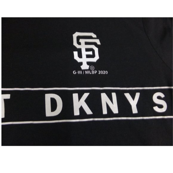 San Francisco Giants DKNY Black T-Shirt - Picture 6 of 12